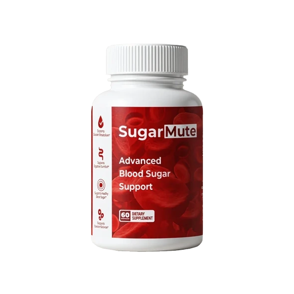 SugarMute blood sugar support supplement bottle